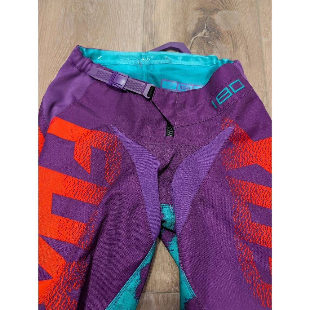 Fox Racing 180 Motocross Pants Women’s 1/2 Purple Orange Y2K Moto Dirt Bike - Picture 6 of 15